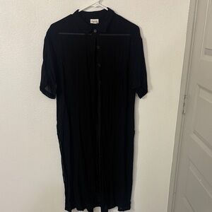 Silence + Noise Sheer Black Top